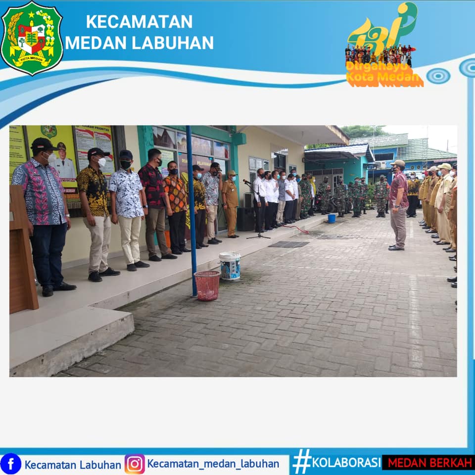 Himbauan PPKM Darurat di Kecamatan Medan Labuhan